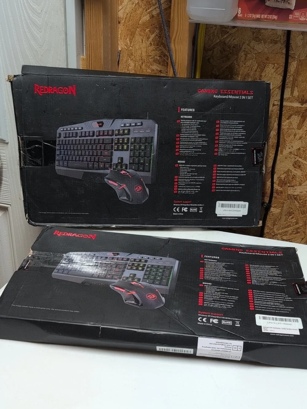 2-InRedragon RGB Gaming Wired  Keyboard & Mouse Combo in Black